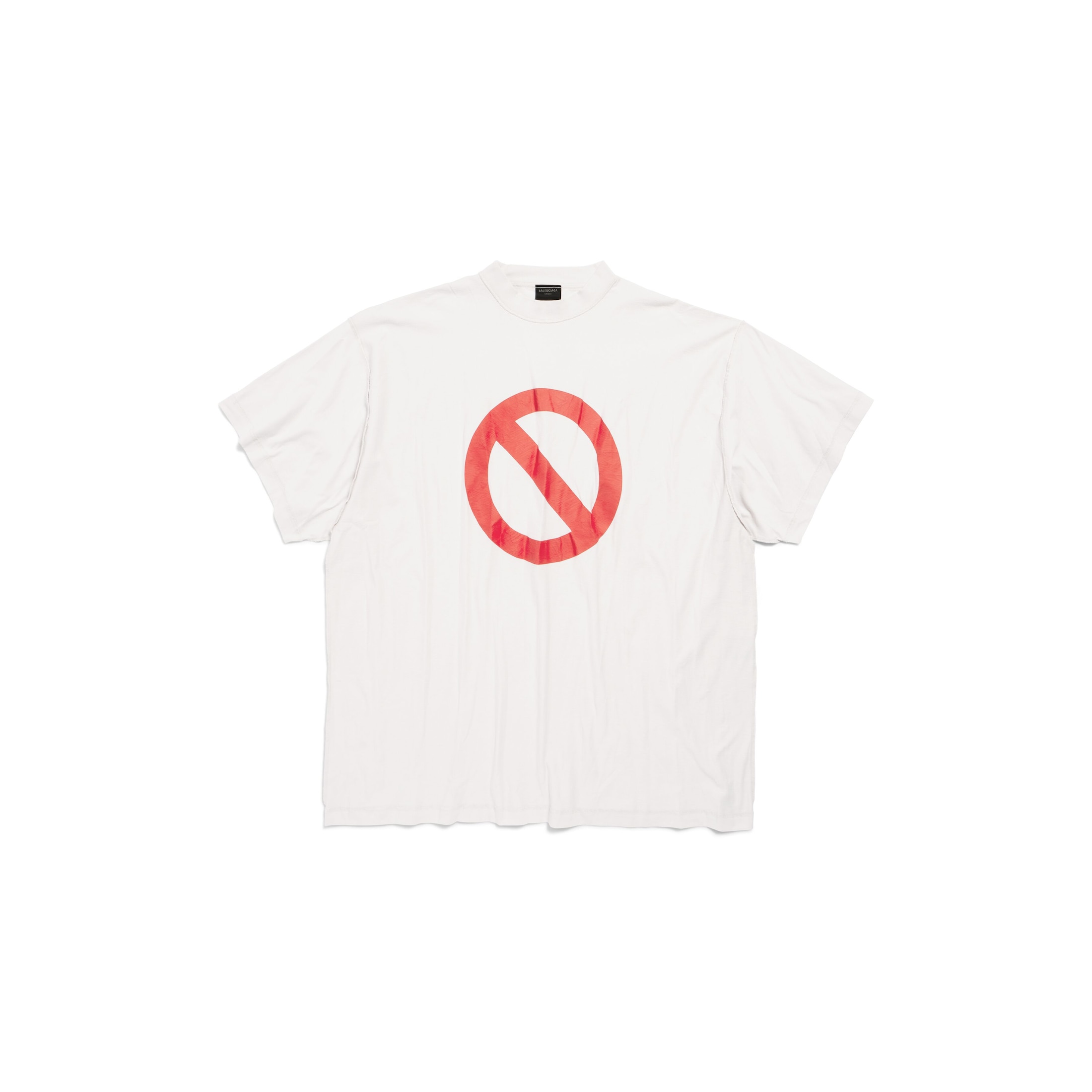 Balenciaga Music | BFRND Series Camiseta Inside-Out Oversize - Blanco - Unisexo - 1 - Algodón