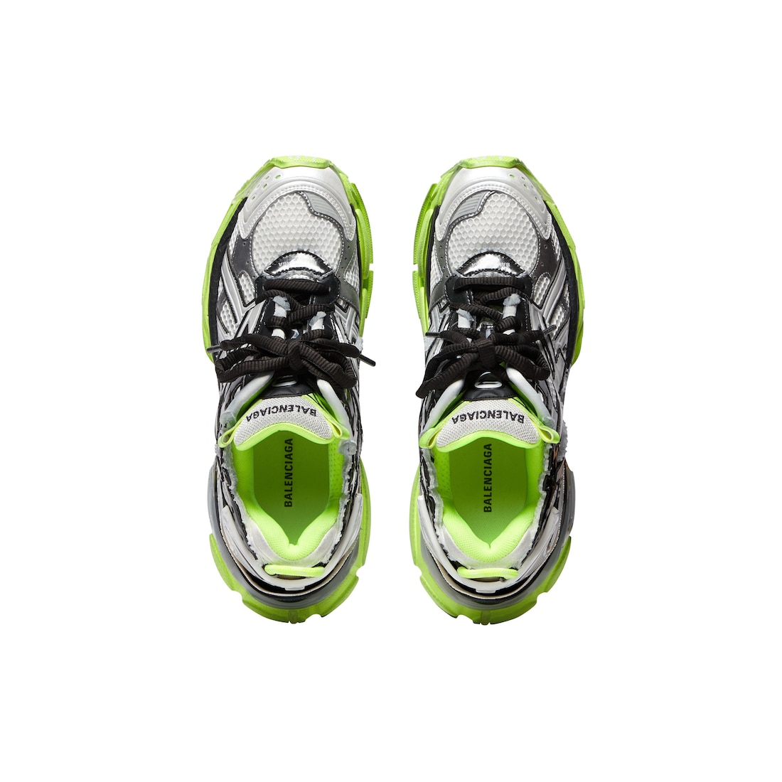 Balenciaga runners best sale neon green