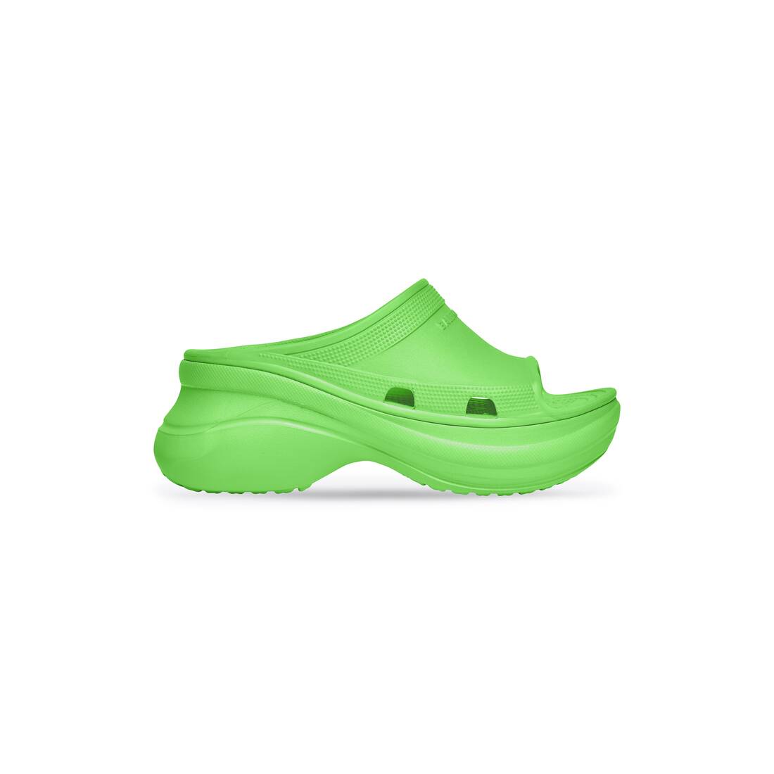Men's Pool Crocs™ Slide Sandal in Green | Balenciaga US