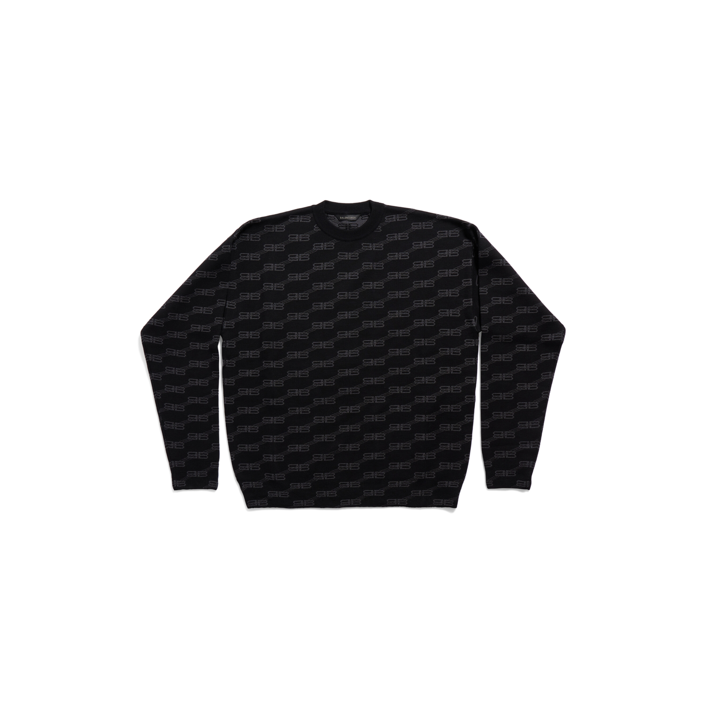 Bb Monogram Sweater in Black