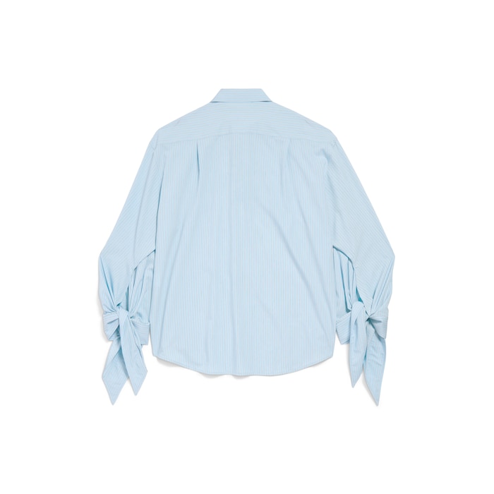 knotted cuff blouse