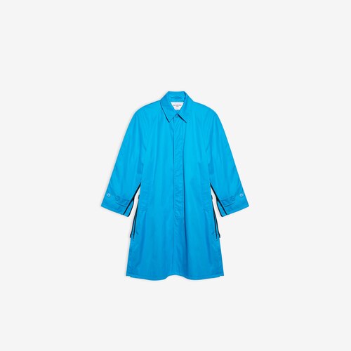 balenciaga blue coat