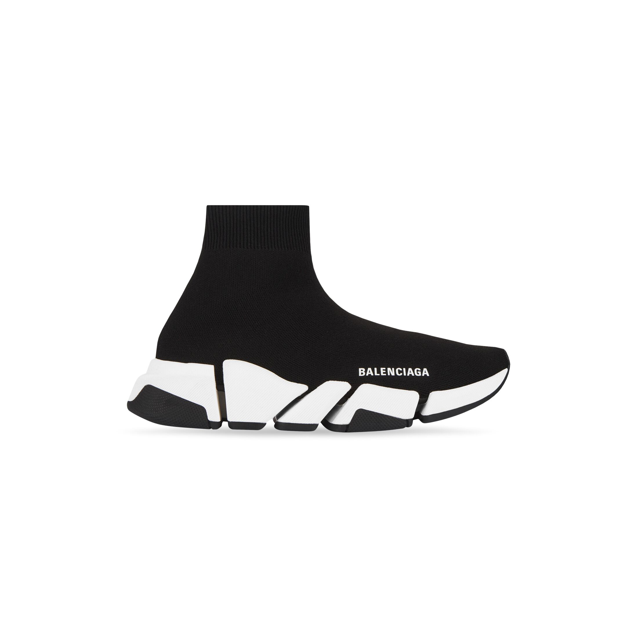 Women's Speed 2.0 Recycled Knit Sneaker With Bicolor Sole in Black ...