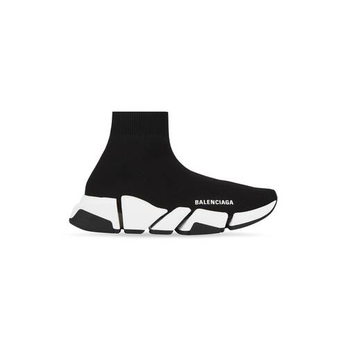 Darse prisa filósofo sistema Zapatillas Speed 2.0 De Punto Reciclado Con Suela Bicolor para Mujer en  Negro | Balenciaga ES