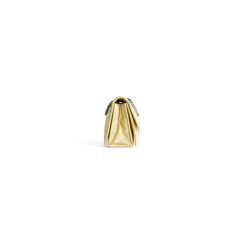 crush kleine tasche mit kette und steppung