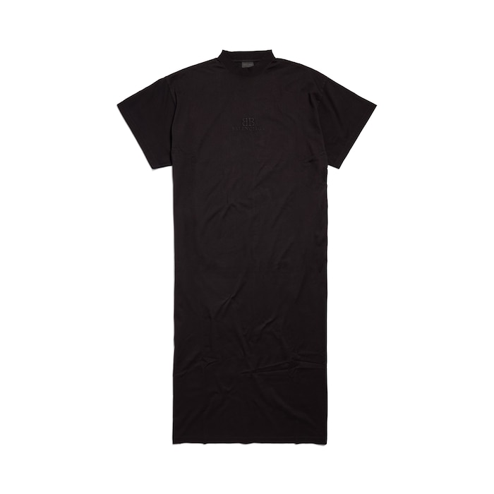 vestido-camiseta bb classic balenciaga máxi