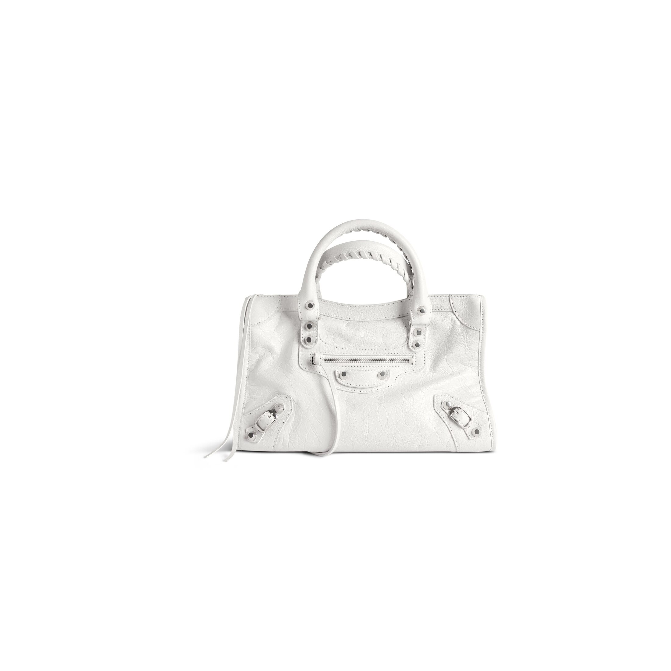 Balenciaga Bolso Le City Pequeño - Blanco - Unisexo -Piel De Cordero