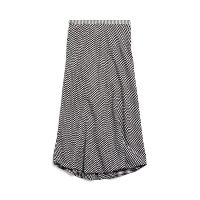 twisted tailored skirt
