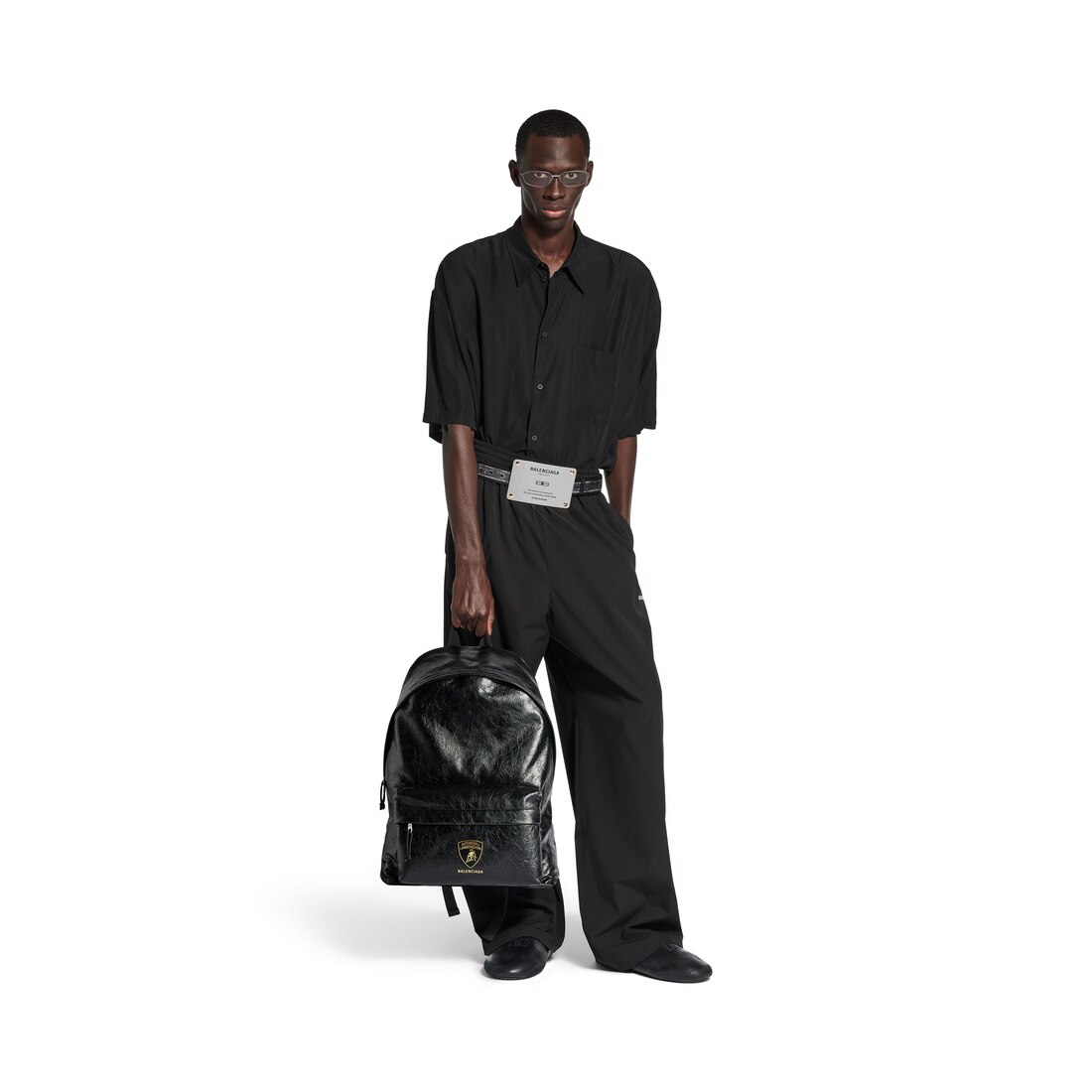 ◆注目コラボ◆【BALENCIAGA】Lamborghini Explorerバックパック Men's Balenciaga | Automobili Lamborghini Explorer Backpack