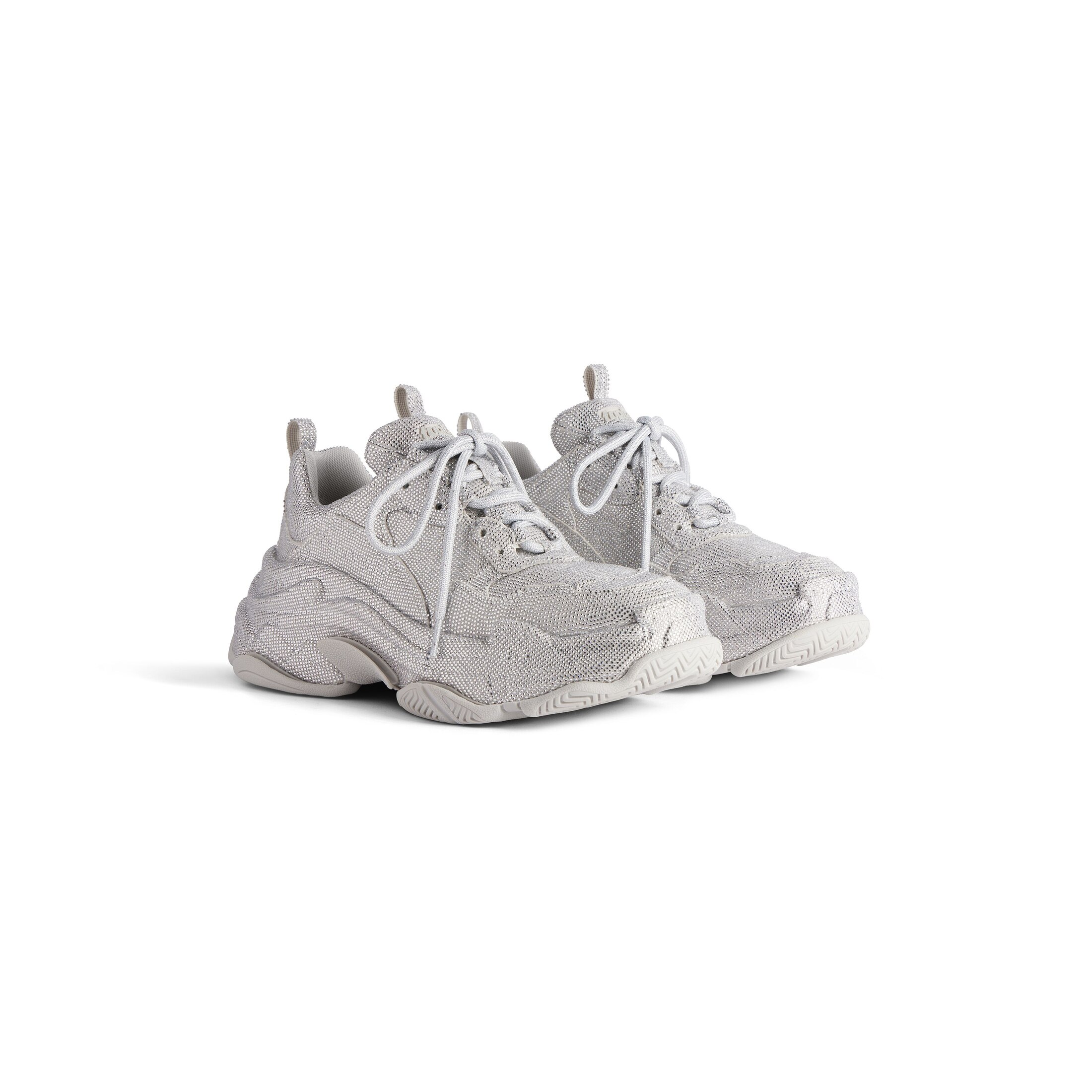 triple s sneaker with rhinestones