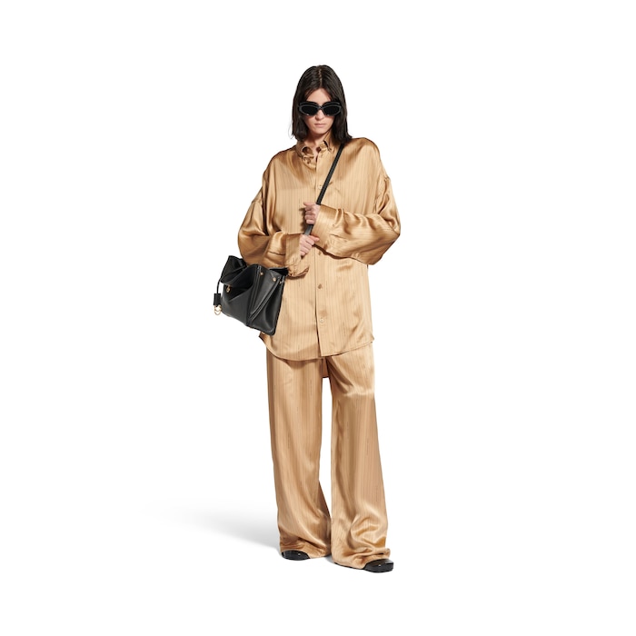 camisa cocoon balenciaga fabrics