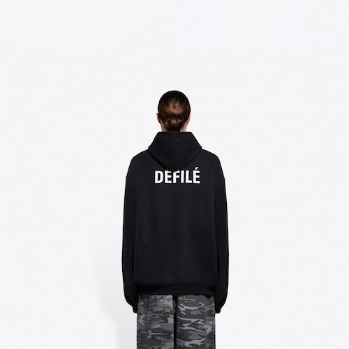 balenciaga defile hoodie