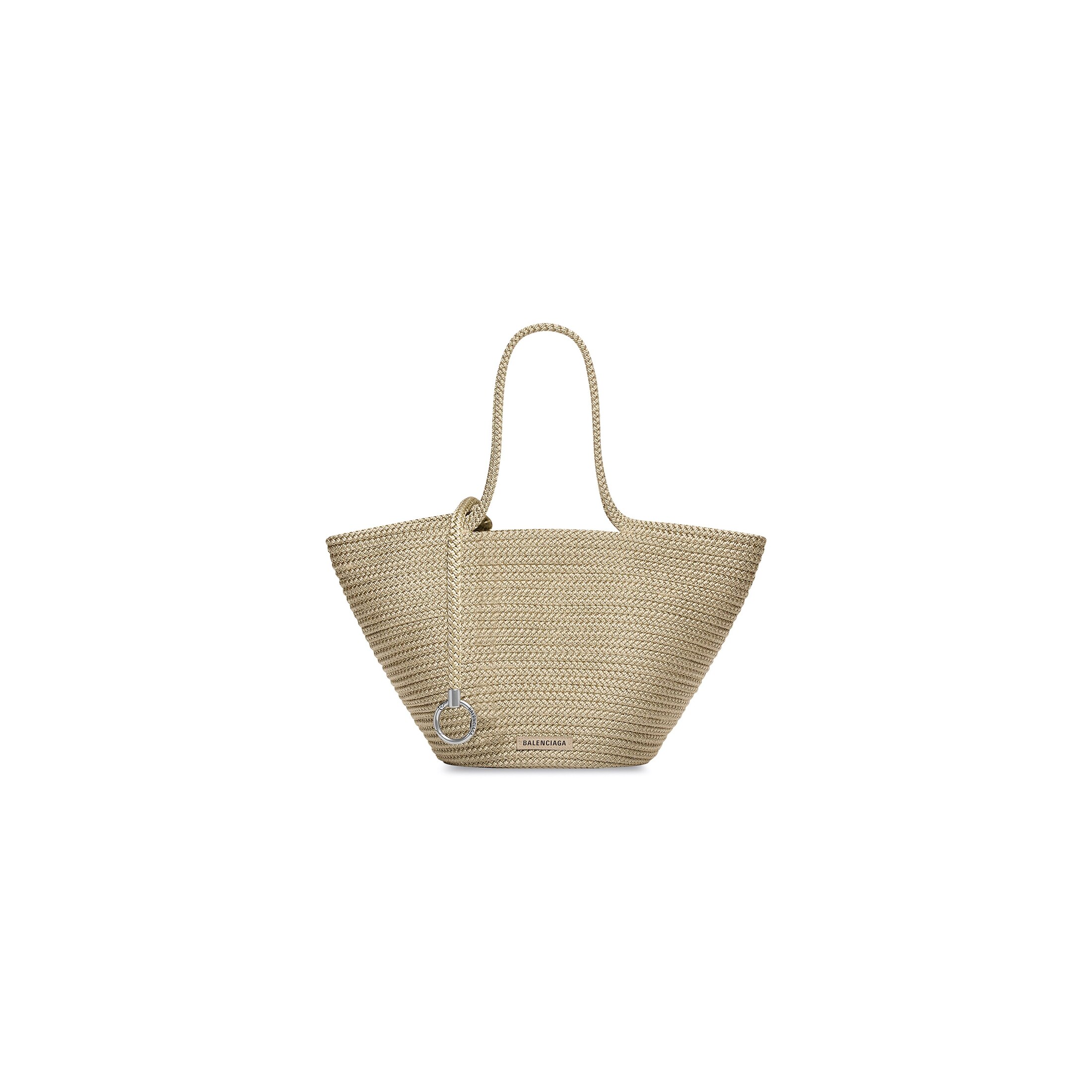 Balenciaga Ibiza Large Basket - Beige - Women's - Nylon, Lambskin