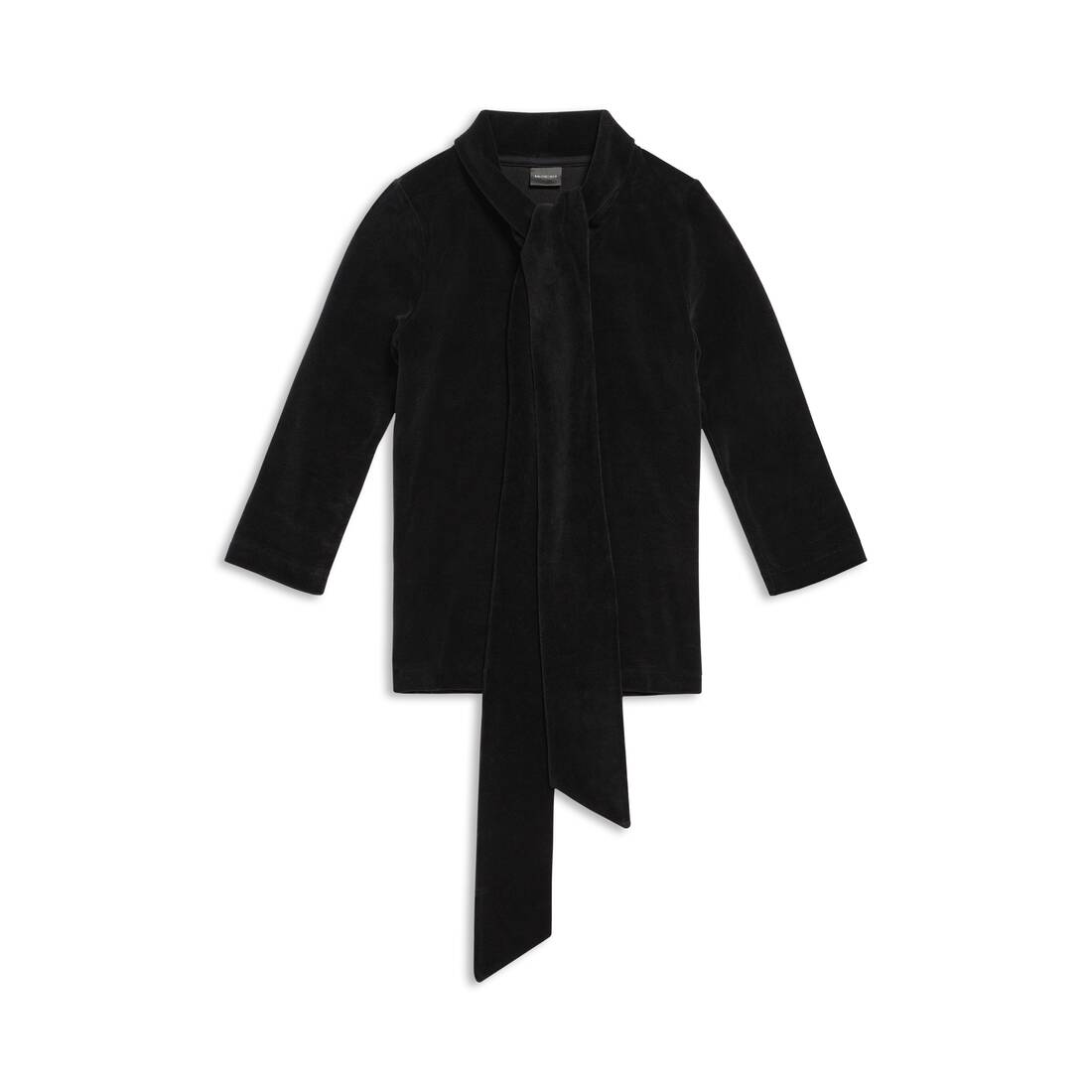 Women's Scarf Fitted Turtleneck in Black | Balenciaga US
