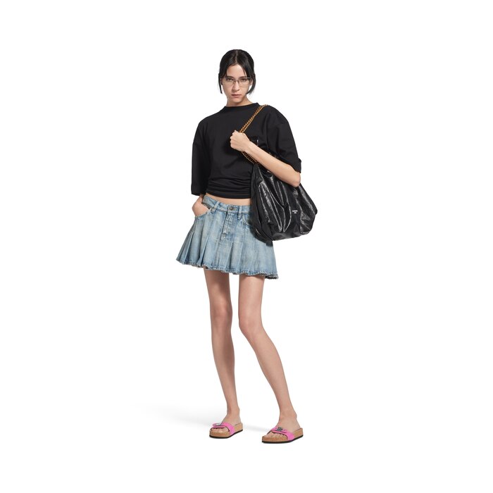 balenciaga i scholl flat sandal