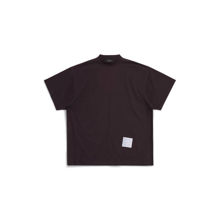 Sample Sticker T-shirt Oversized in Black | Balenciaga US