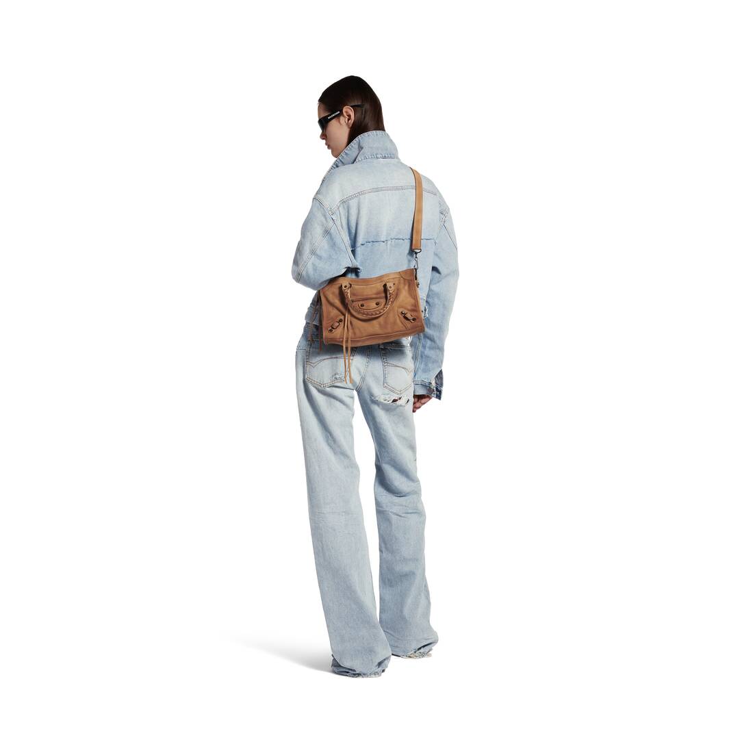 Women's Le City Bag Small in Camel | Balenciaga Singapore EN - Image 7