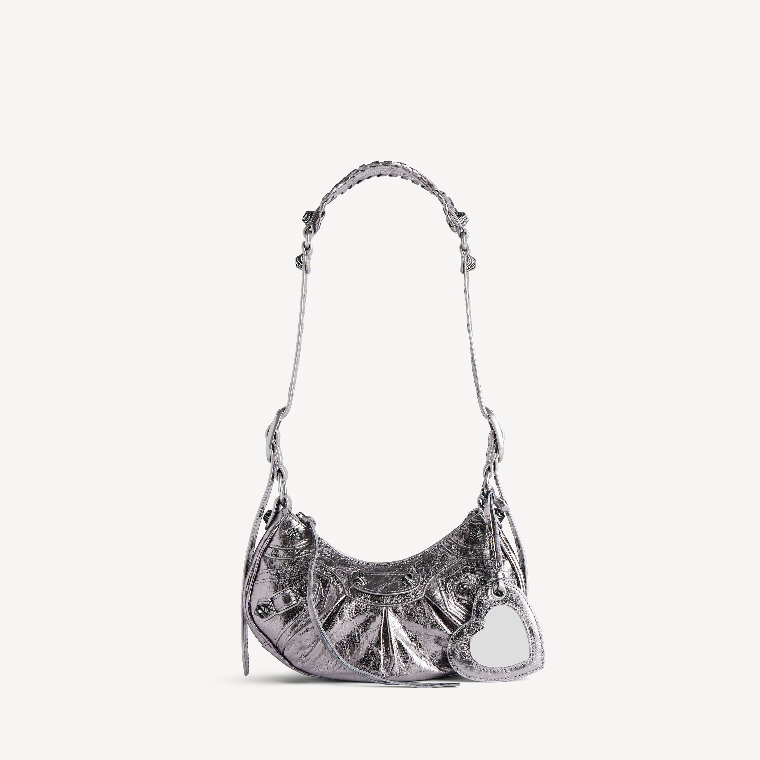 Women's Le Cagole Shoulder Bag Xs in Silver