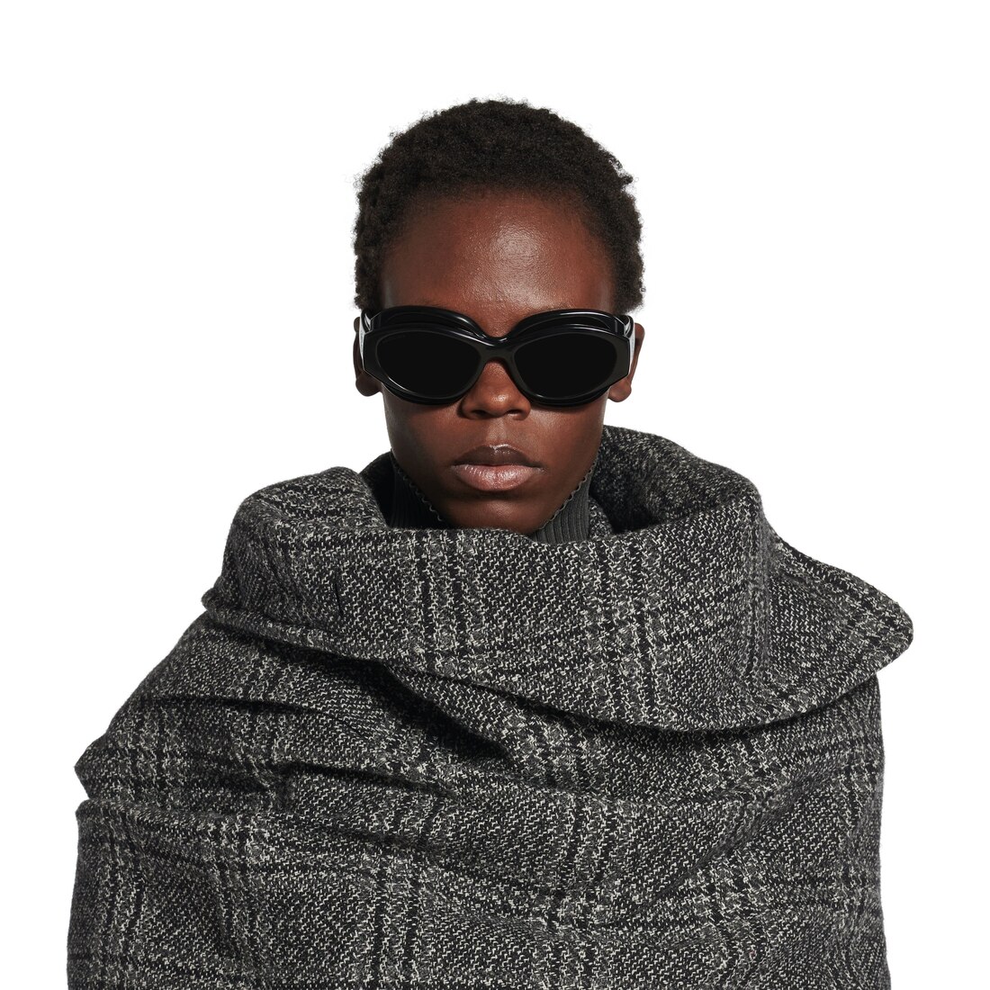 サングラス BALENCIAGA Black acetate Superbusy sunglasses Superbusy Round Sunglasses in Black | Balenciaga US