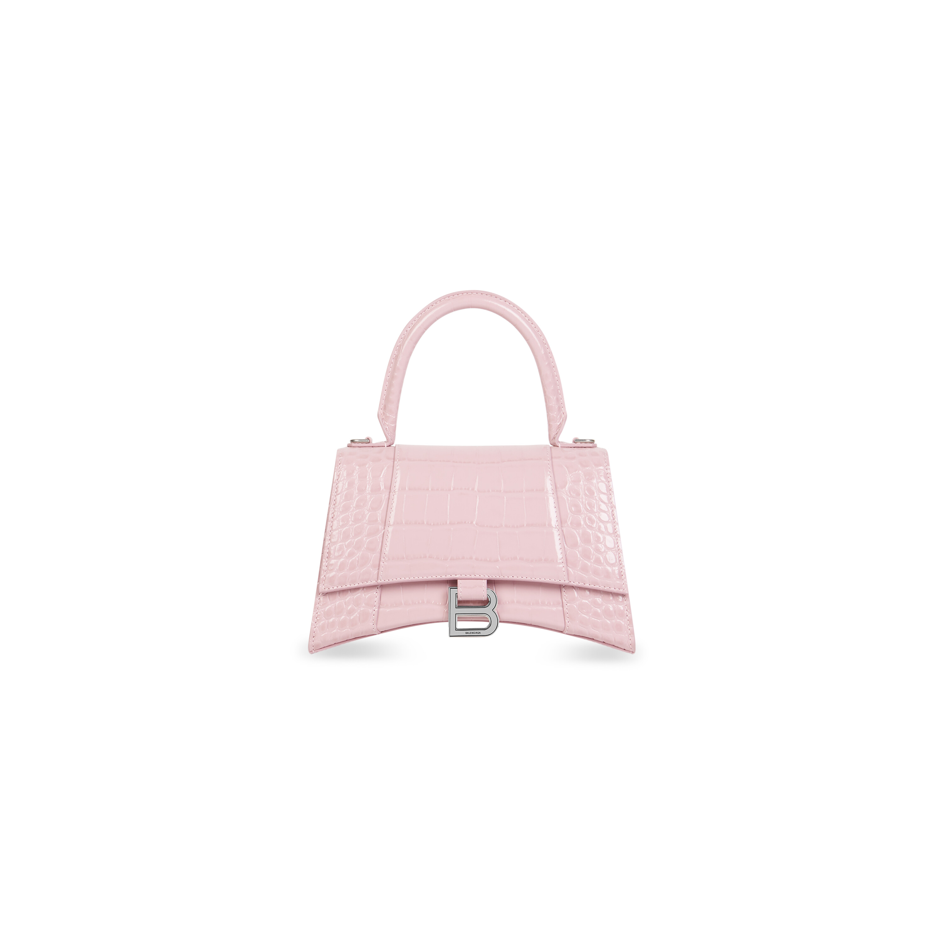 Women's Hourglass Handbag in Pink | Balenciaga US