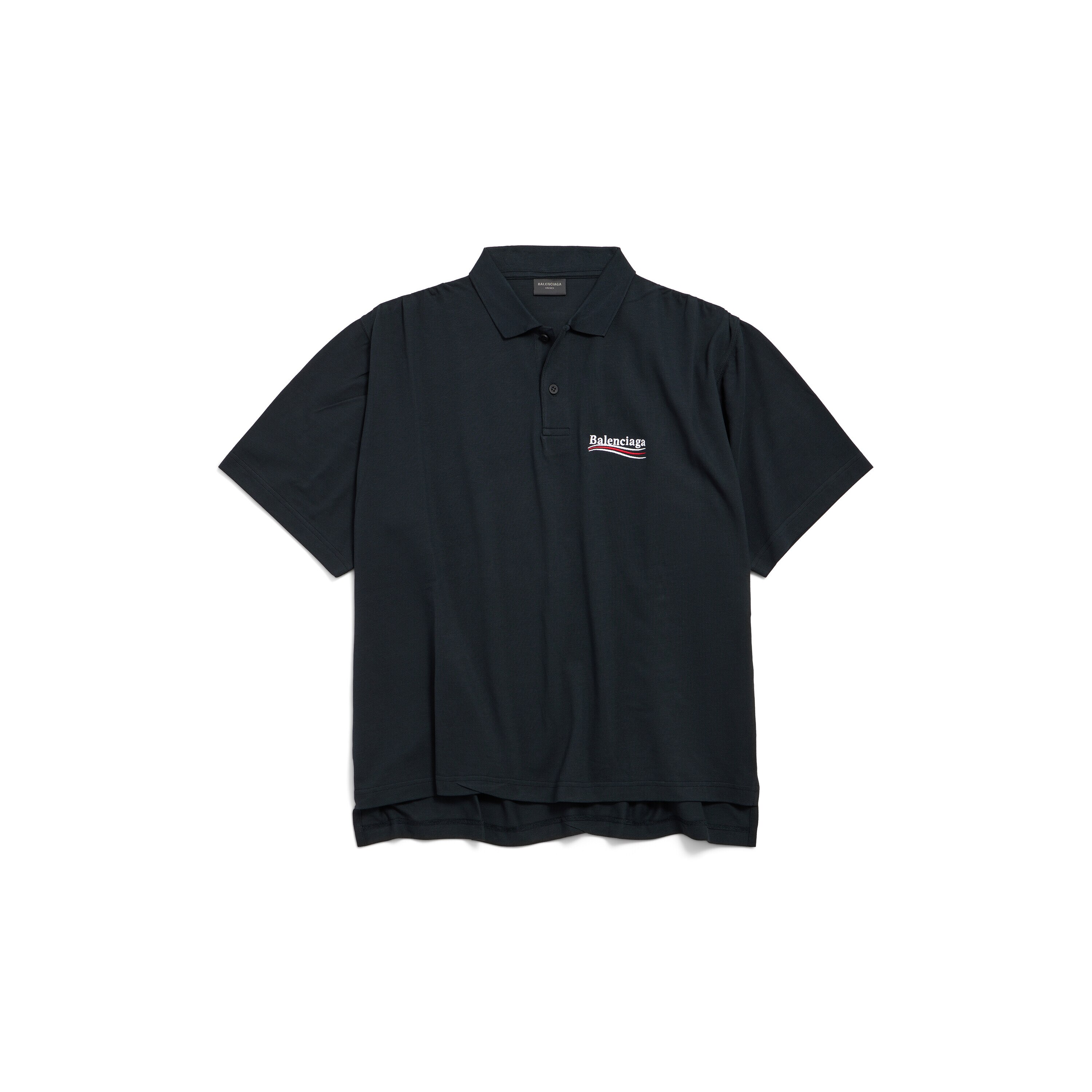 【BALENCIAGA】Laurel Classic ショートスリーブ Polo ロゴ Men's Laurel Classic Short Sleeve Regular Polo in Faded