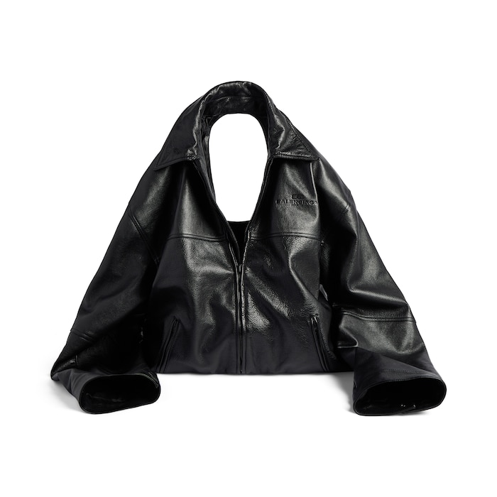 garde robe leather jacket bag 