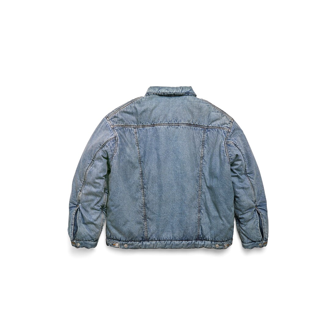 Balenciaga Blue Bb Monogram Denim Jacket