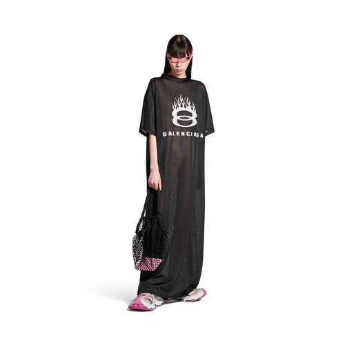 burning unity t-shirt maxi dress