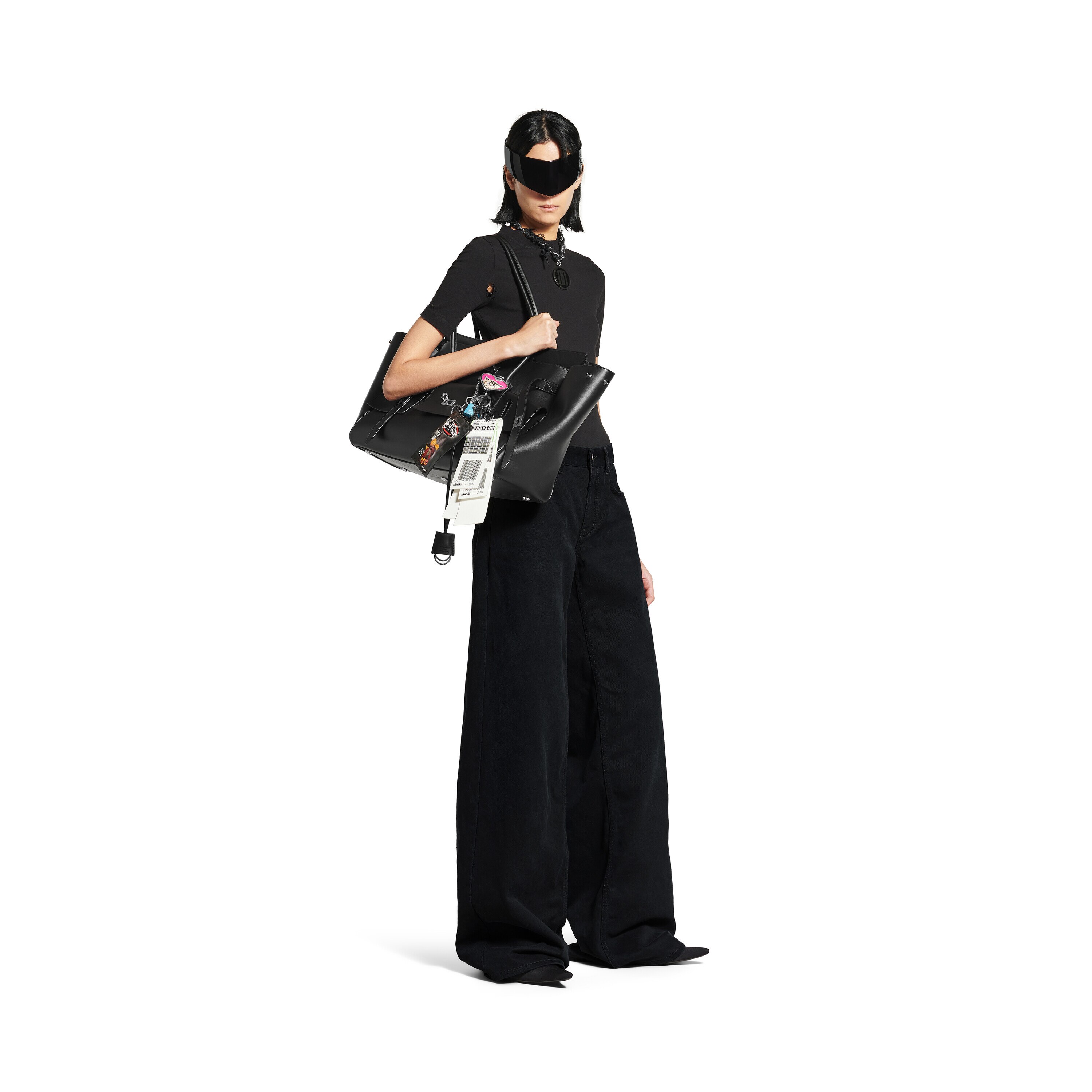 【BALENCIAGA】ローウエストストレートパンツ ブラック ウィメンズ's パンツ | Balenciaga JP