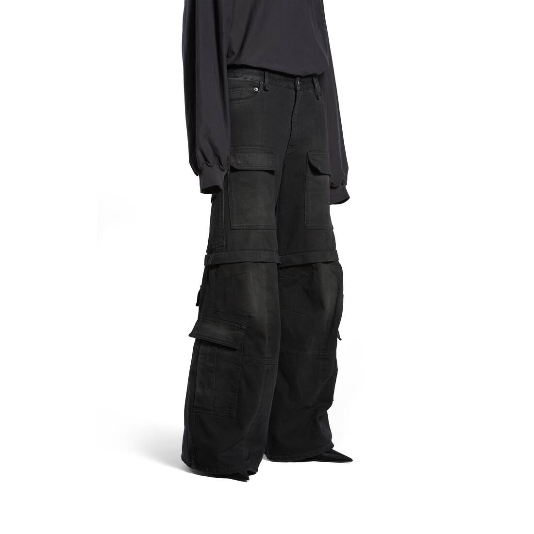 Flared Cargo パンツ で ブラック | Balenciaga JP
