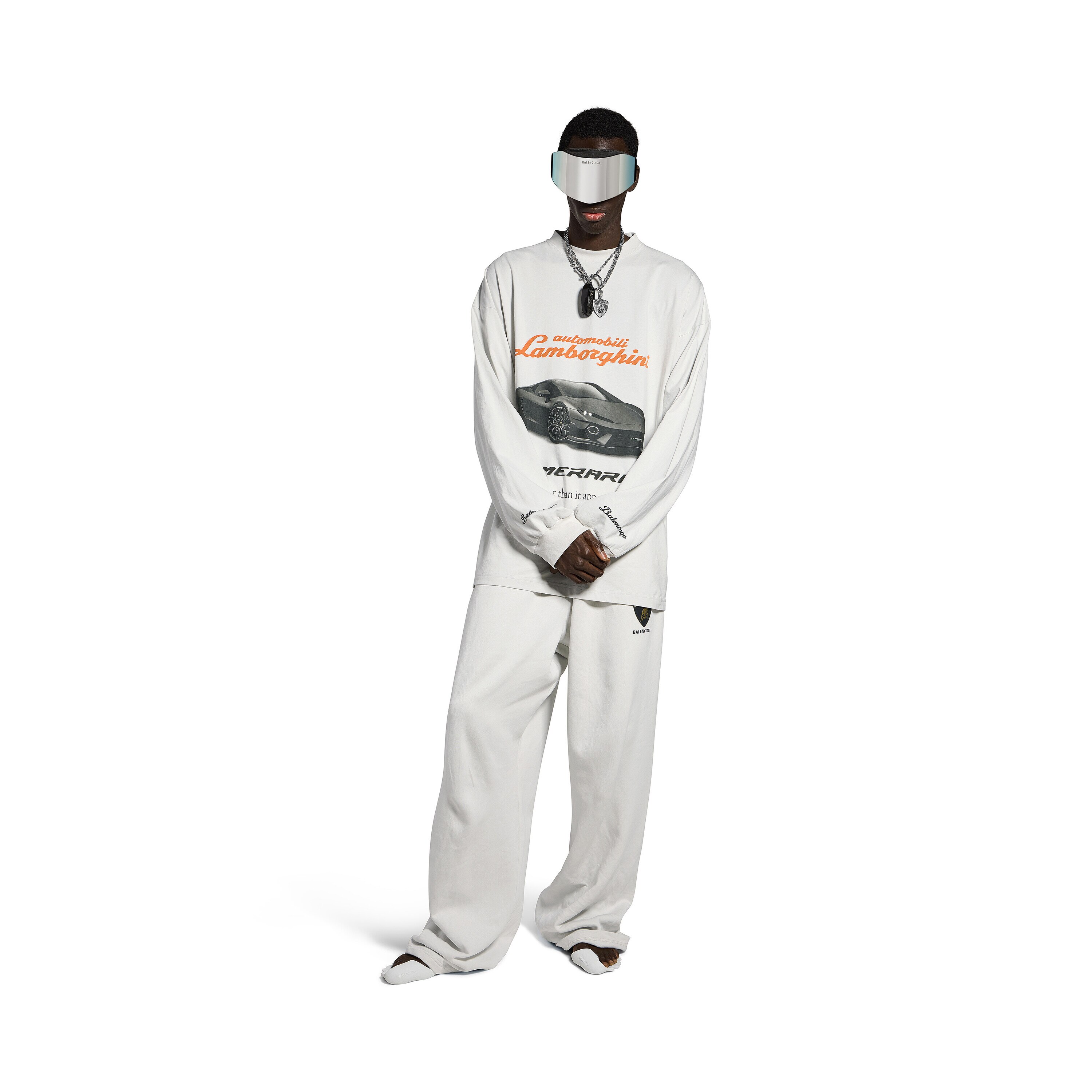 関税込★BALENCIAGA/LAMBOGHINI★コラボオーバーサイズ Tシャツ 831305TSVL71463_G.jpg?v=1