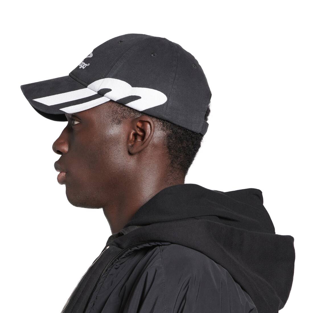 Men's 3b Sports Icon Cap in Black/white