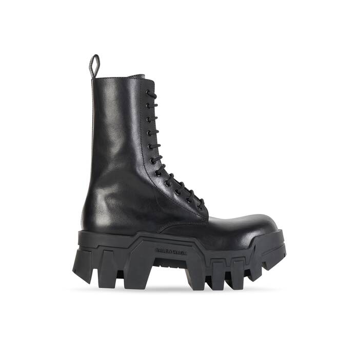 Balenciaga military style ankle boots - Black