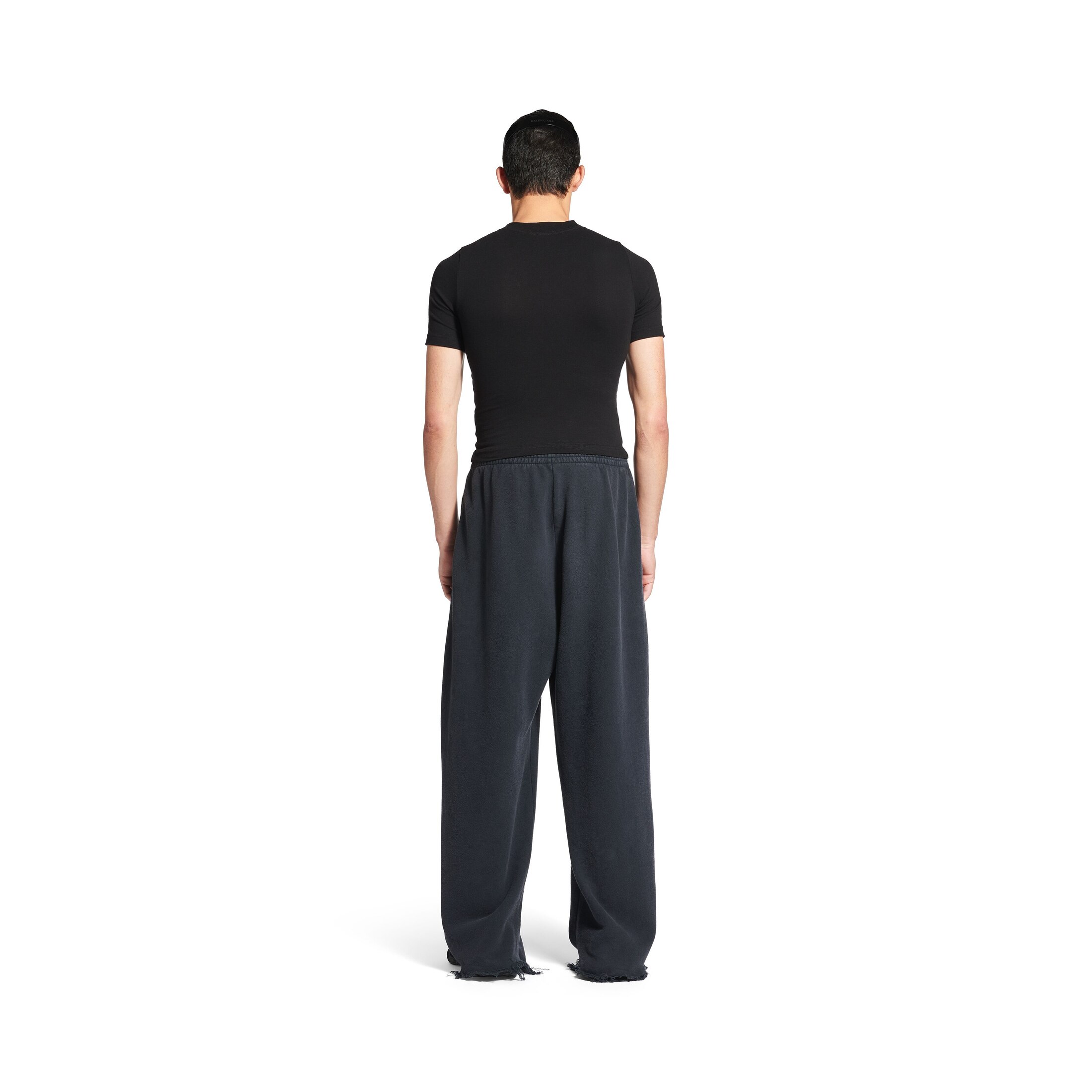 balenciaga nail polish cropped sweatpants