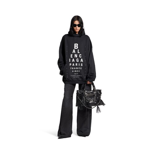 optical hoodie大号版型连帽卫衣