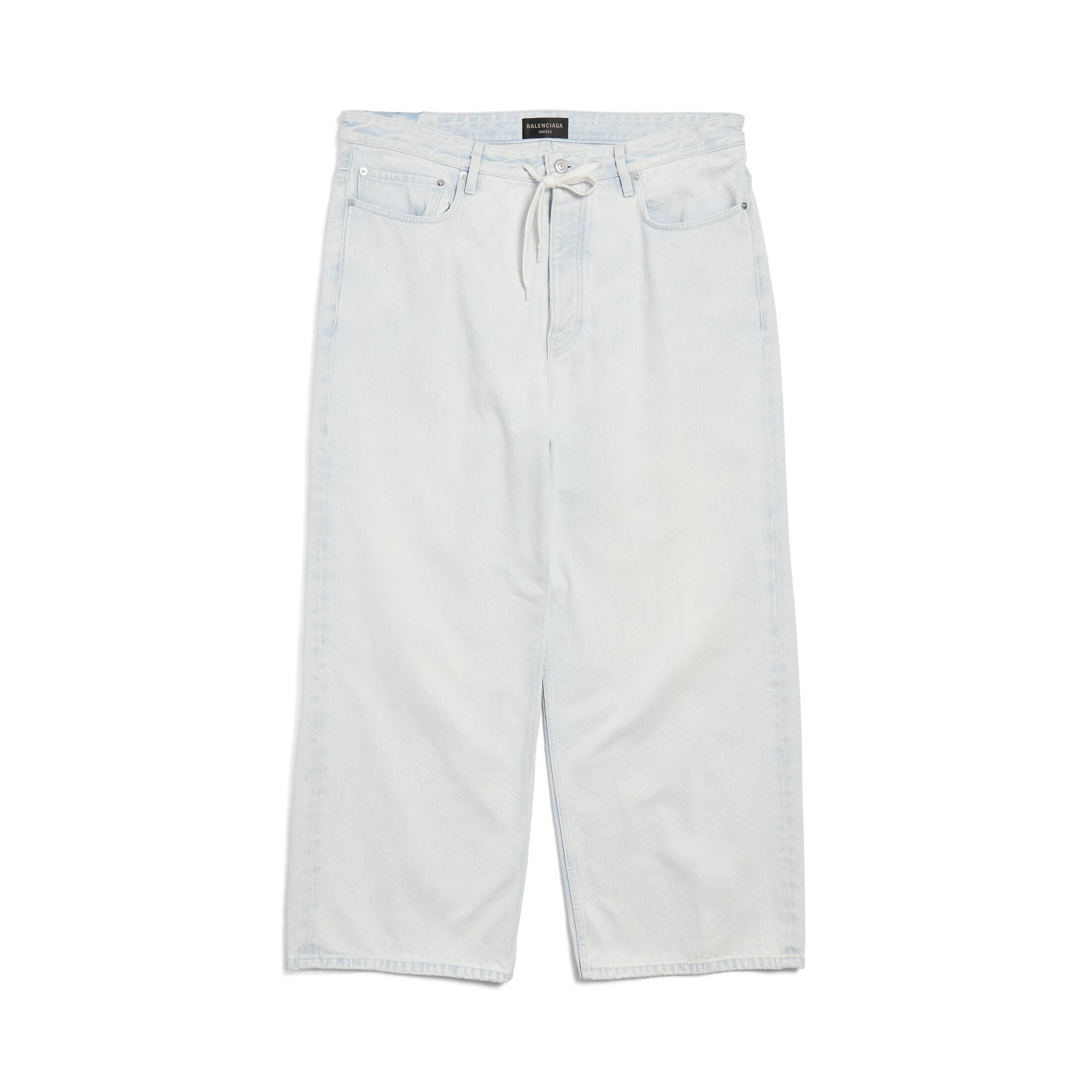 Balenciaga Oversized Baggy Pants - Blue - Unisex - XS - Cotton