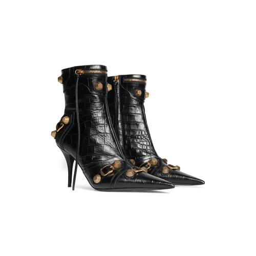 cagole 90mm bootie crocodile embossed