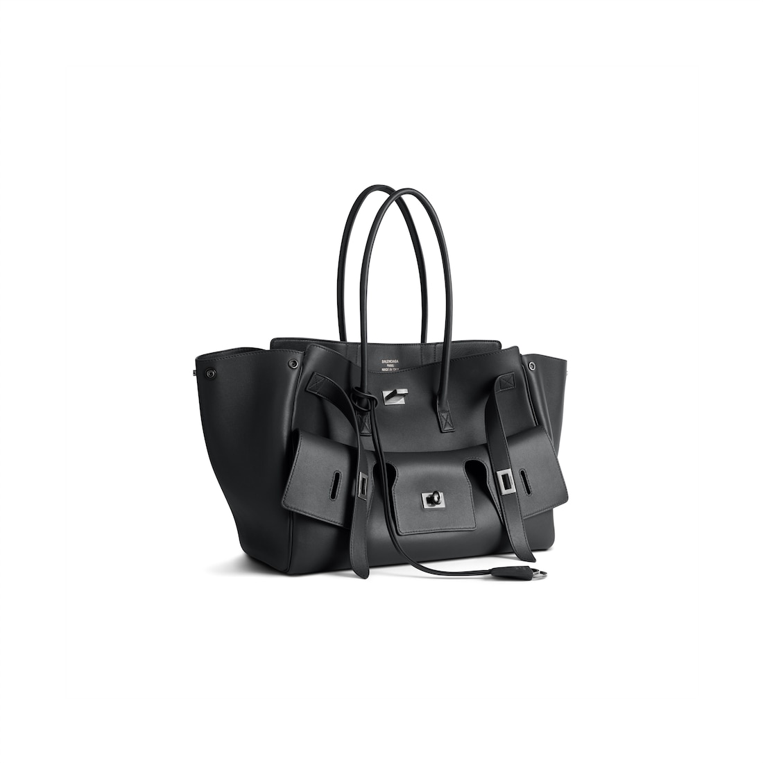 Bel Air Medium Carry All Bag in Black Balenciaga US