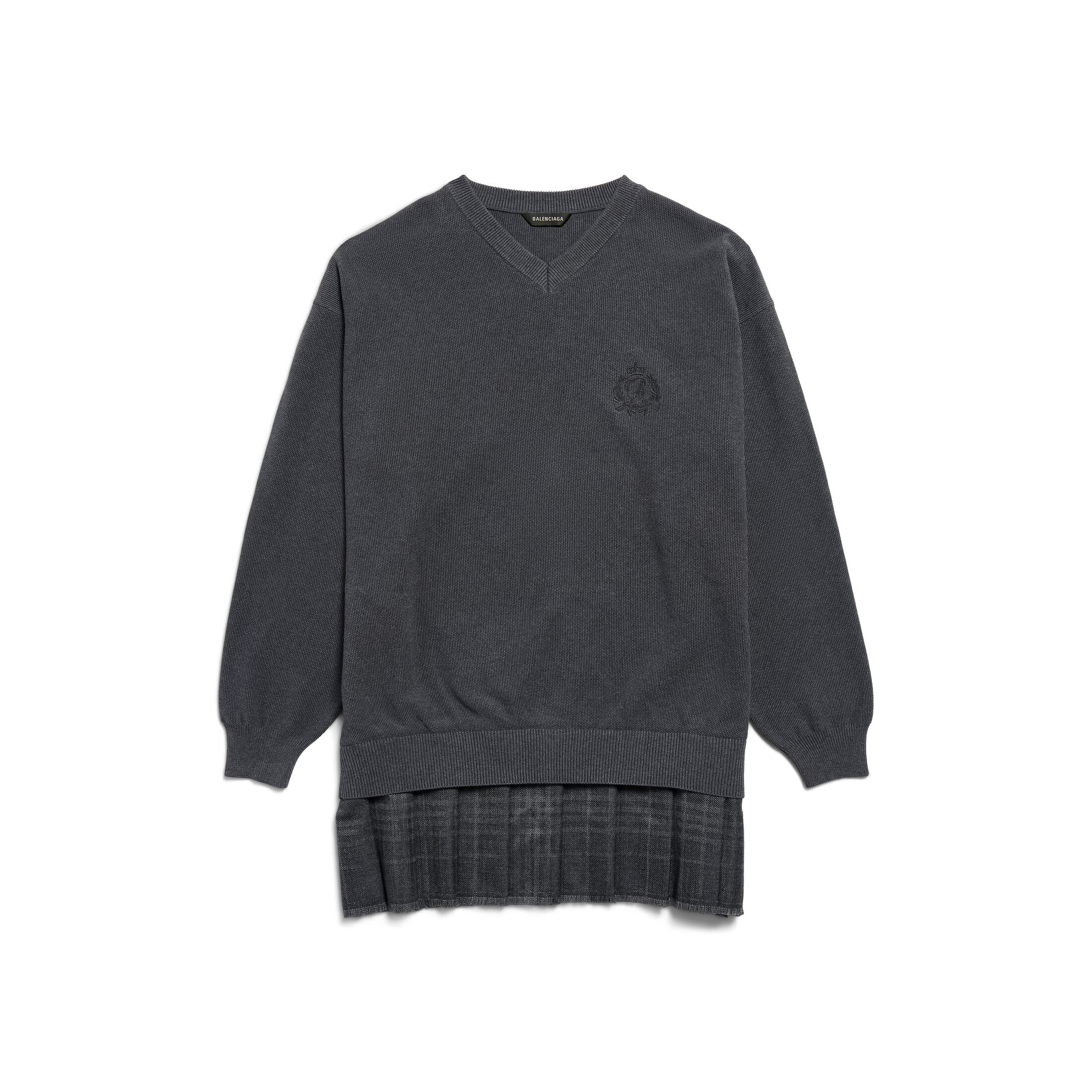 layered sweater dress