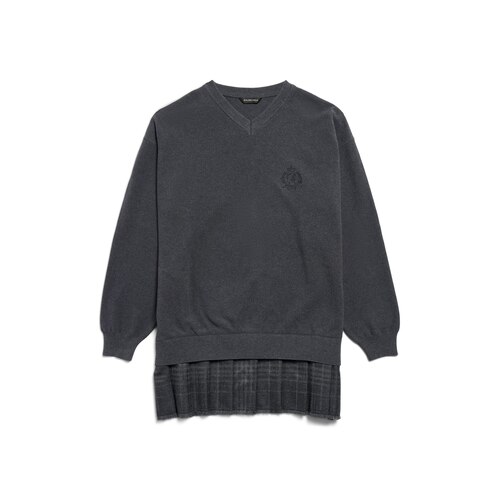 layered sweater dress