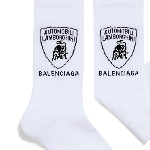 balenciaga i automobili lamborghini socks