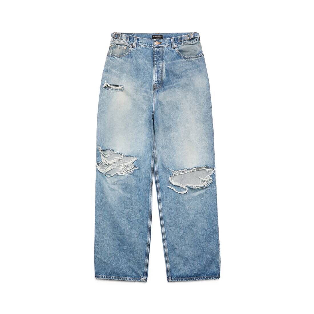 Balenciaga ripped baggy jeans Clearance