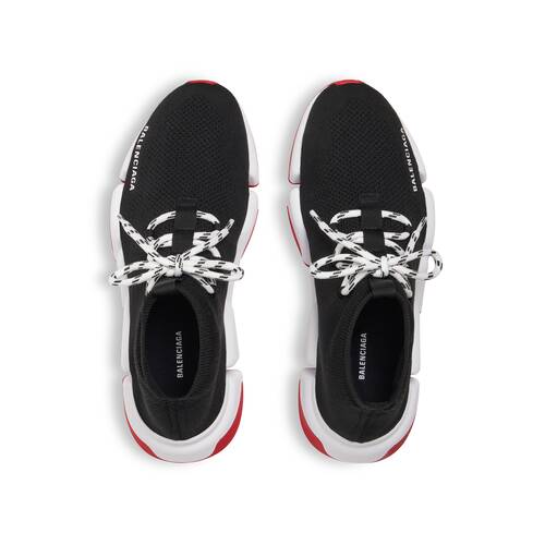 speed 2.0 lace-up recycled knit sneaker