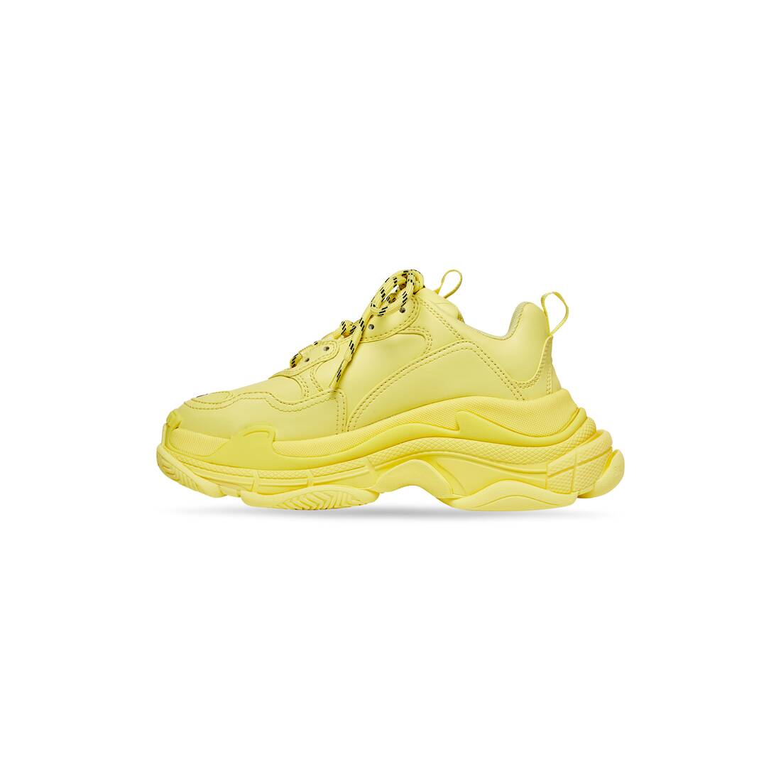Kids  Triple S Sneaker in Fluo Yellow  Balenciaga US