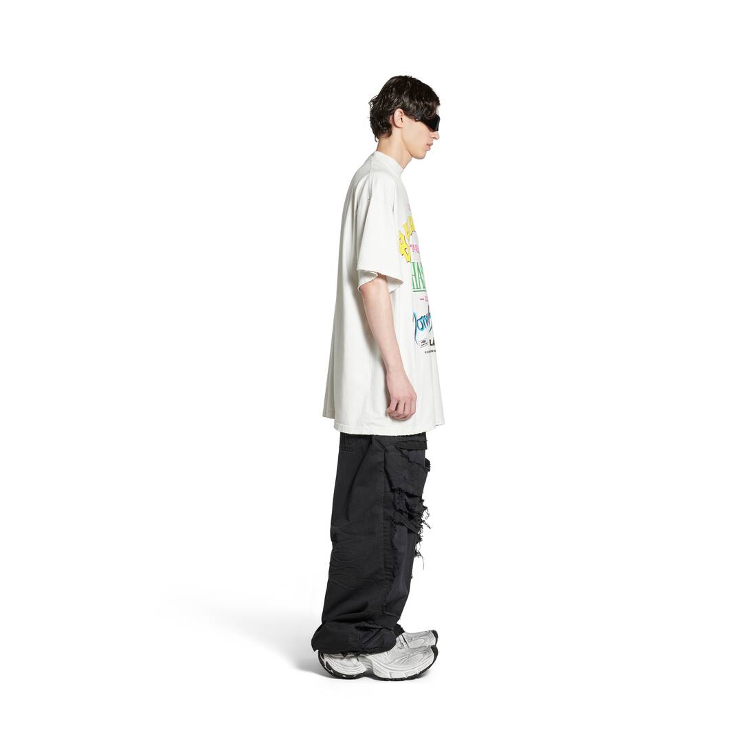 Not Been Done T-shirt Oversized in Off White