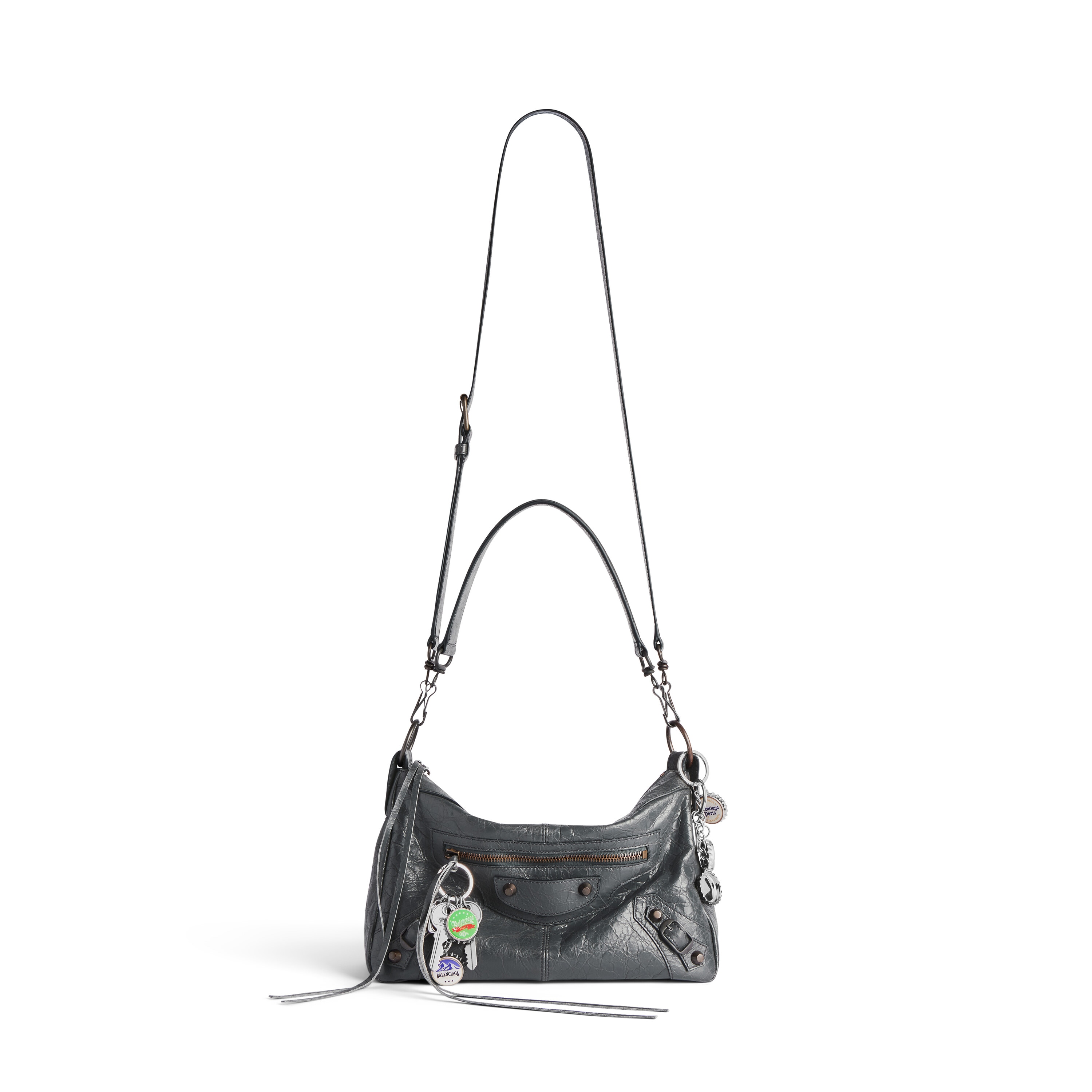 Men's Le City Moto Small With Charms in Volcanic Rock