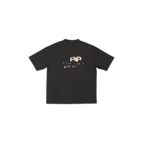 Hand-drawn Bb Icon T-shirt Medium Fit in Black | Balenciaga US