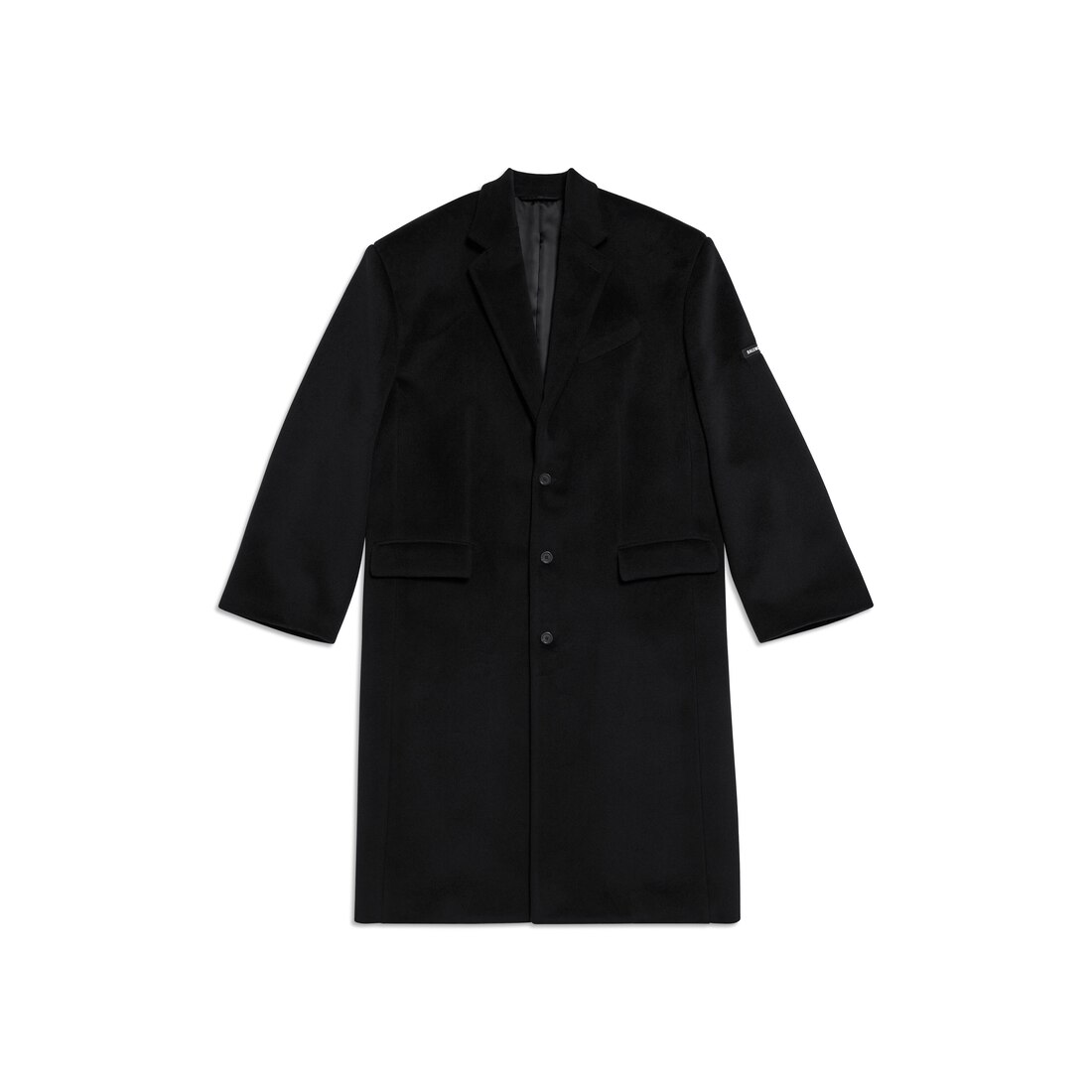 Skater Tailored Coat in Black | Balenciaga CA