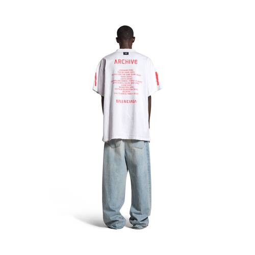 Balenciaga Music | Archive Series Connected T-shirt Oversized in Light ...