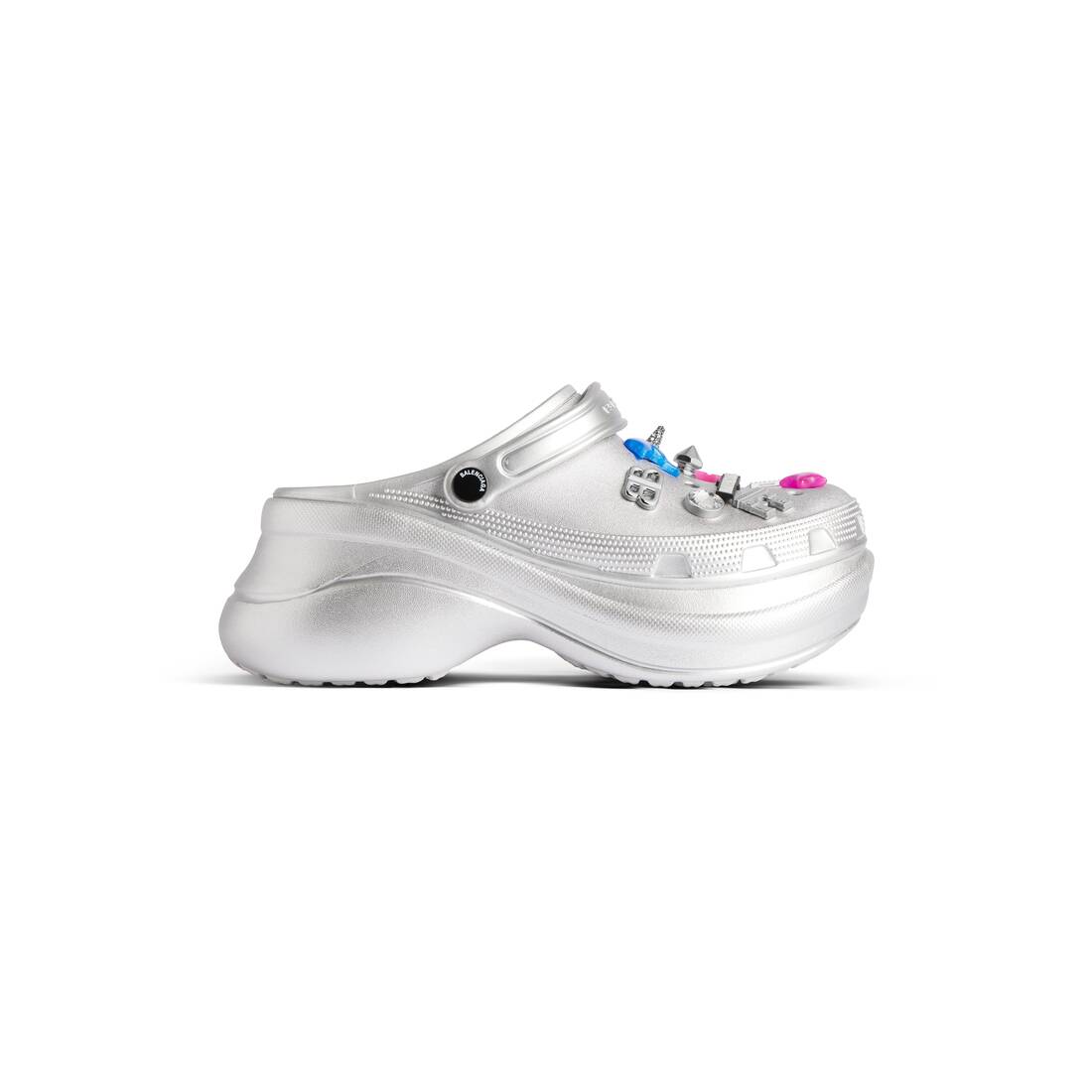 Women's Crocs™ Mule Jibbitz™ in Silver Balenciaga US